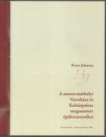 Bónis Johanna: A marosvásárhelyi Városháza és Kultúrpalota megmentett épülettartozékai. Marosvásárhe...