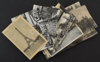 58 db MODERN fekete-fehér külföldi város képeslap / 58 MODERN black and white foreign town postcards