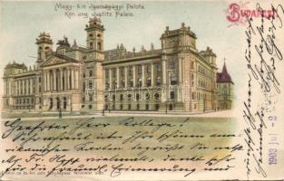 Budapest V. Igazságügyi Palota litho (EB)