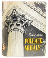 Zádor Anna: Pollack Mihály 1773-1855. Bp.,1960, Akadémiai Kiadó, 514+1 p.+2 melléklet. Fekete-fehér képekkel illusztrálva. Két melléklettel. Kiadói egészvászon-kötés, sérült, javított, hiányos kiadói papír védőborítóban. Megjelent 1100 példányban.