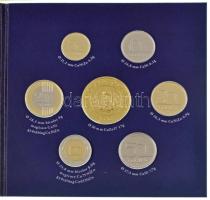 2022. 5Ft-200Ft (6xklf) forgalmi sor szettben + "Kiválósági Ösztöndíj - MNB / Magyar Nemzeti Bank 2022" Cu-Zn proof emlékérem T:PP