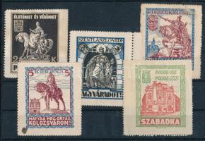 1920 5 klf irredenta levélzáró