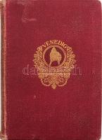Max Semrau: Venedig. Moderner Cicerone. Stuttgart - Berlin - Leipzig,(1905),Union Deutsche Verlagsgesellschaft, 10+332+2 p. Német nyelven. Fekete-fehér képanyaggal illusztrált. Kiadói aranyozott egészvászon-kötés, kopott borítóval.
