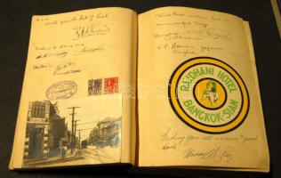 Sulkowky Zoltán és Bartha Gyula motorosok 1931-1937 közötti föld körüli útjának emlékei: Az út során...