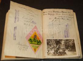 Sulkowky Zoltán és Bartha Gyula motorosok 1931-1937 közötti föld körüli útjának emlékei: Az út során...