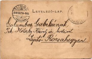 1900 Diósgyőr (Miskolc), M. kir. vas- és acélgyár, tejcsarnok, az iskolák, fürdő épület. Lővy József...