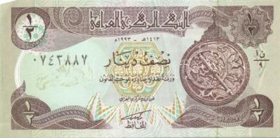 Irak 6db klf modern bankjegy T:I