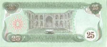 Irak 6db klf modern bankjegy T:I