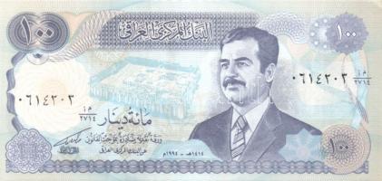 Irak 6db klf modern bankjegy T:I