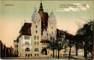 Bremen, Polizei-Verwaltungs-Gebäude (Centralbureau) von Architekt Börnstein / Police Administration Building (central office) (EK)