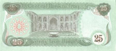 Irak 6db klf modern bankjegy T:I
