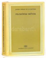 Julien Offray de La Mettrie - Filozófiai művek. Bp., 1968. Akadémiai. 523p. Aranyozott kiadói egészvászon kötésben. Papír védőborítóval.
