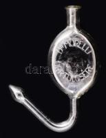 cca 1930 Dr. Morelli orrtölcsére, orvosi segédeszköz, jelzett, m: 13 cm