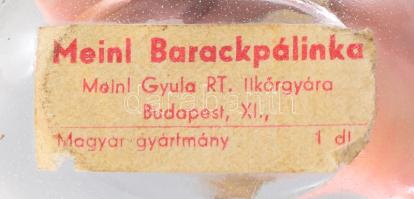 Meinl barackpálinka 2 darab parafadugós üveg, h: 10 cm