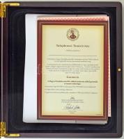 8db-os vegyes aranyozott, ezüstözött Cu emlékérmek kapszulában, közte "Örök Értékeink" sor...