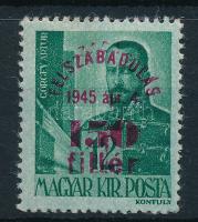 1945 Felszabadulás 150f/12f kettős felülnyomással