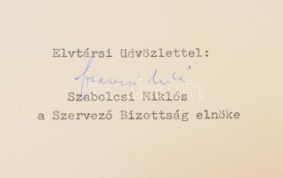 1977 Szabolcsi Miklós (1921-2000) irodalomtörténész aláírt levele Vezér Erzsébet irodalomtörténész, ...