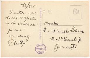 1935 Zernest, Zernyest, Zarnesti; Fabrica de Celuloza / Cellulózgyár / cellulose factory, pulp facto...