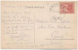 1911 Varcsaró, Verciorova, Varciorova (Orsova); Strada / étterem, szálloda / restaurant, hotel (EB)