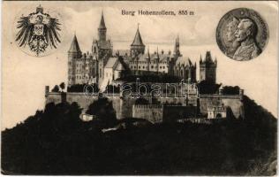 1916 Bisingen, Burg Hohenzollern. Wilhelm II, Auguste Victoria / castle (EK)