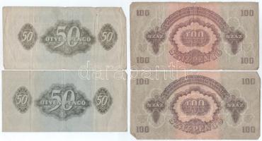 1944. 2P - 100P (9x) "A Vörös Hadsereg Parancsnoksága" T:F,VG