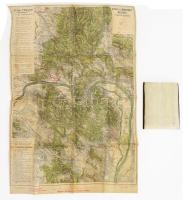 1928 A Pilis- és Börzsöny-hegység turistatérképe (Melléklet a Turistaság és Alpinizmus Részletes mag...