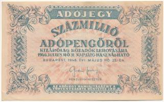 1946. 100.000.000AP vízjel nélkül T:F Adamo P55A