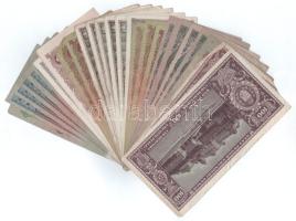 26db-os vegyes pengő bankjegy tétel T:F