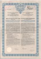 1914-1946. 5db-os vegyes részvény, részvényutalvány tétel, közte Budapest 1946. "A Salgó-Tarján...