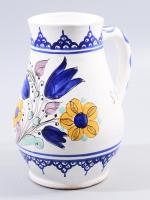 Múzeumi másolat ónmázas edény, m: 16 cm