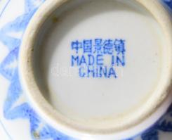 Kínai rizsszemes 11 darabos összeállítás, jelzett