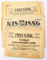 1940-1942 13 db újság a világháború híreivel