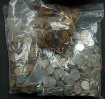 Német Birodalom/Császárság + Weimari köztársaság 3,4kg vegyes váltópénz T:vegyes