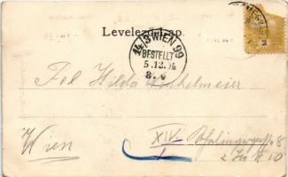 1904 Temesvár, Timisoara; Józsefváros, Béga balpart. Schröder fénynyomása / Linke Begazeile / Iosefi...