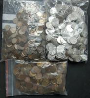 Német Birodalom/Császárság + Weimari köztársaság 3,2kg vegyes váltópénz T:vegyes