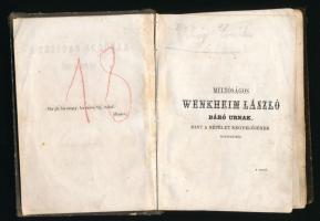 Rákosi (Tóth) László: Alföldi pacsirta. Népdalok. Pest, 1858, Lisznyai Kálmán (Gyurián József-ny.), ...