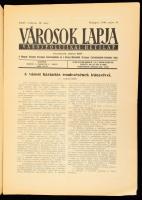 1940-1942 Városok Lapja várospolitikai hetilap 5 db száma: XXXV. évf. 10., 11. sz. + XXXVI. évf. 10....