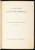 Ravasz László munkái, 4 kötet: Alfa és ómega. Prédikációk, beszédek, cikkek. I-II. köt. Bp., [1933],...