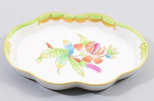 Herendi VBO mintás ékszeres tálka. Jelzet, hibátlan, 14x9,5 cm