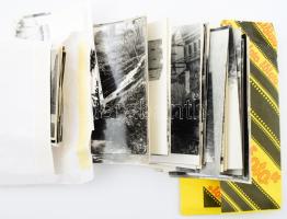 cca 1960-1980 Vegyes fotó tétel: Erdélyi utazás képei (Tamási Áron sírja, a régi brassói városháza, stb.), családi fotók, stb., vegyes méretben és állapotban