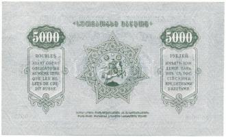 Szovjetunió / Grúz Szocialista Szovjet Köztársaság 1921. 5000R T:AU, sarokhajlás
Soviet Union / Geo...