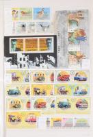 Szép színes tartalmas vegyes külföldi modern anyag 30 lapos A4 berakóban sok tengerentúlival, benne ...