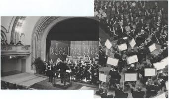 Komolyzenei koncerteken készült felvételek, 4 db fotó, Molnár Edit felvételei, 18×24 cm