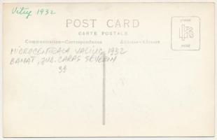 1932 Ferencfalva, Franzdorf, Valiug (Resicabánya, Resita); Resica-Ferencfalvi nagy vízmű, belső / wa...