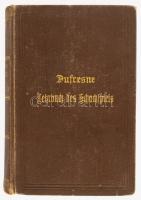 Dufresne, Jean: Kleines Lehrbuch des Schachspiels. 1892, Leipzig, kopott, sérült egészvászon kötés.