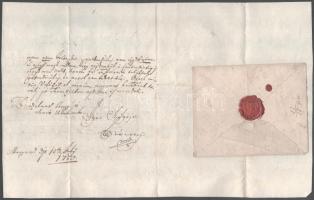 1750 [Balaton]Magyaród, Sárvári és felsővidéki gróf Széchényi Zsigmond (1720-1769) huszárkapitány, c...