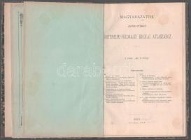 Jausz György: Történelmi-földrajzi iskolai atlasz gymnásiumok, reáltanodák és hasonló intézetek szám...