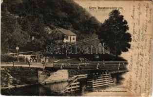 1907 Besztercebánya, Banská Bystrica; Urpin, híd. Ivanszky Elek kiadása / river, bridge (EB)
