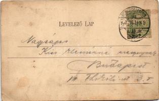 1907 Besztercebánya, Banská Bystrica; Urpin, híd. Ivanszky Elek kiadása / river, bridge (EB)