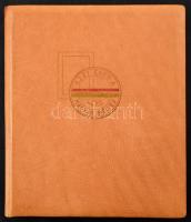 Száz éves a magyar bélyeg 4 lapos, közepes ajándék berakó bőr kötésben